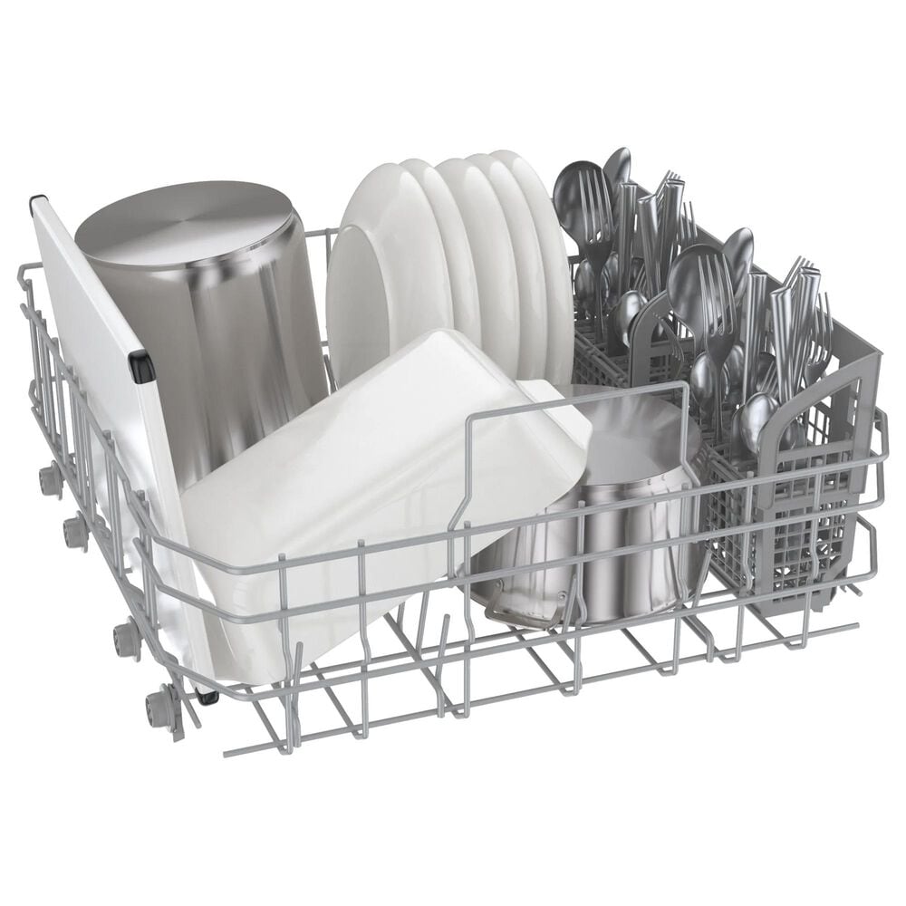 Bosch 100 Series 24&quot; Built-In Smart Dishwasher with 8 Wash Cycles in Black, , large
