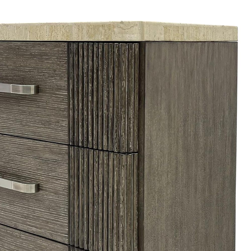 Shannon Hills Sariel 3-Drawer Nightstand with Stone Top in Expresso, , large