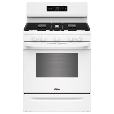 Whirlpool 5 Cu. Ft. Freestanding Gas Range in White, , large