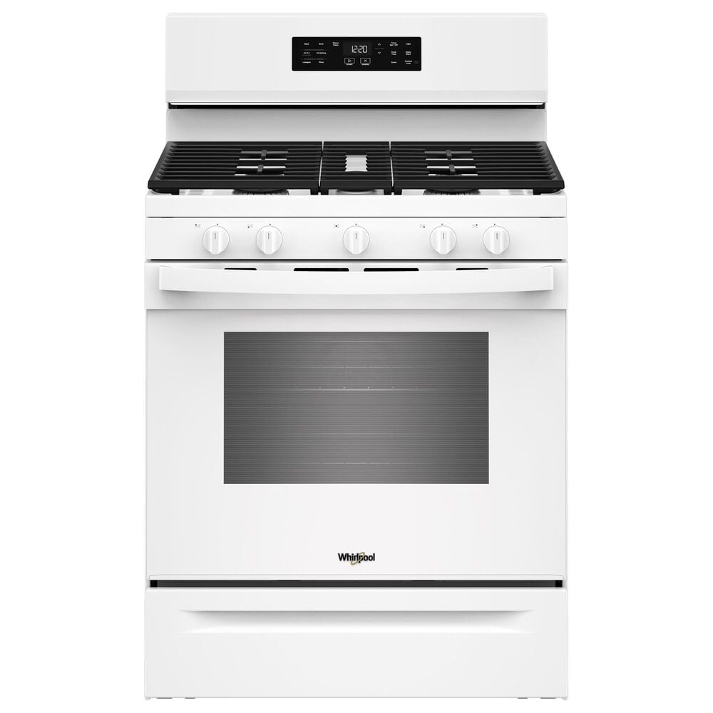 Whirlpool 5 Cu. Ft. Freestanding Gas Range in White, , large