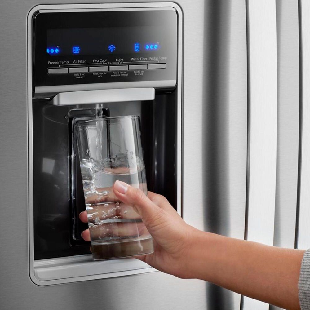 Whirlpool 30&quot; Wide French Door Refrigerator in Fingerprint Resistant Stainless Steel, , large