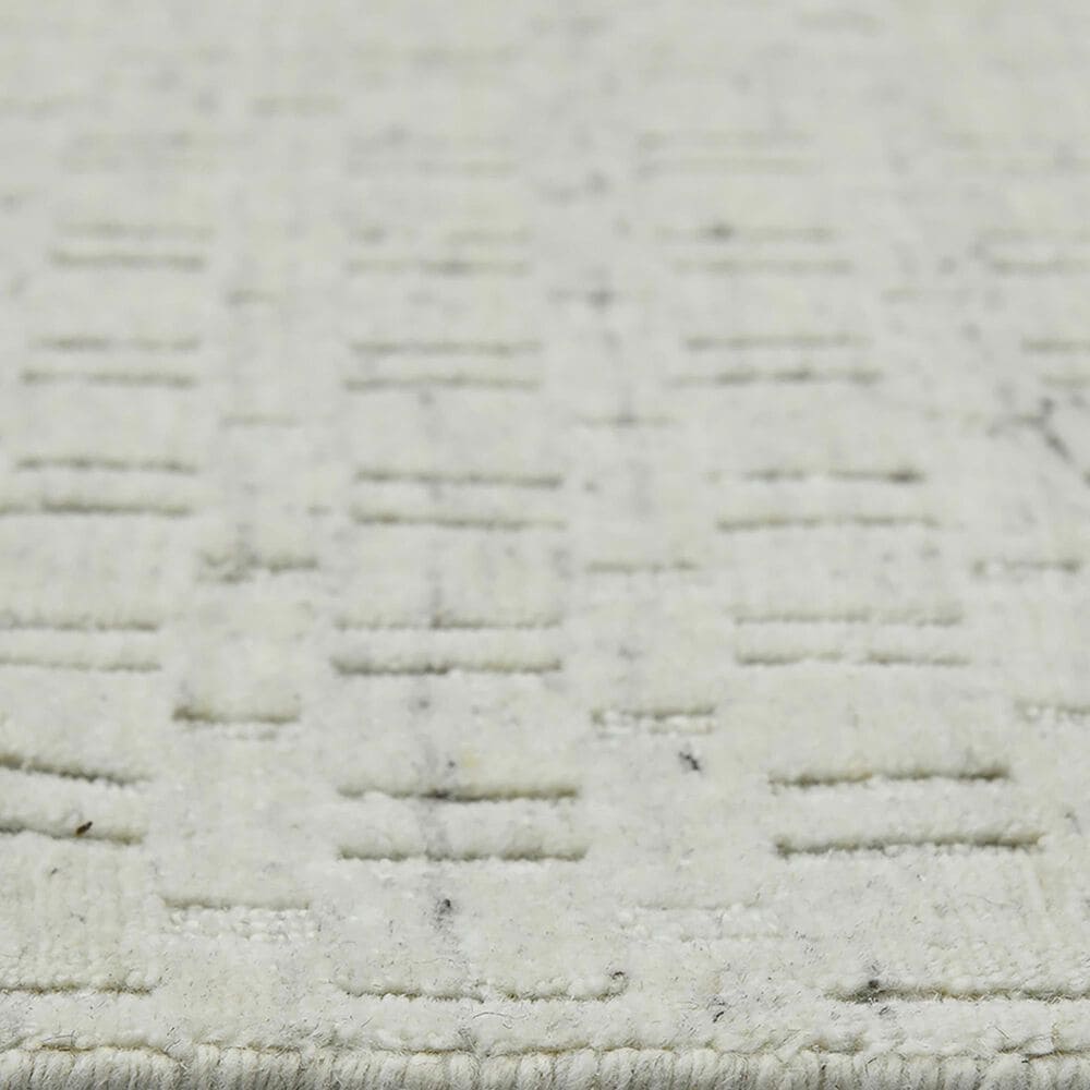 Amer Rugs Houston 5&#39; x 7&#39;6&quot; Natural White Area Rug, , large