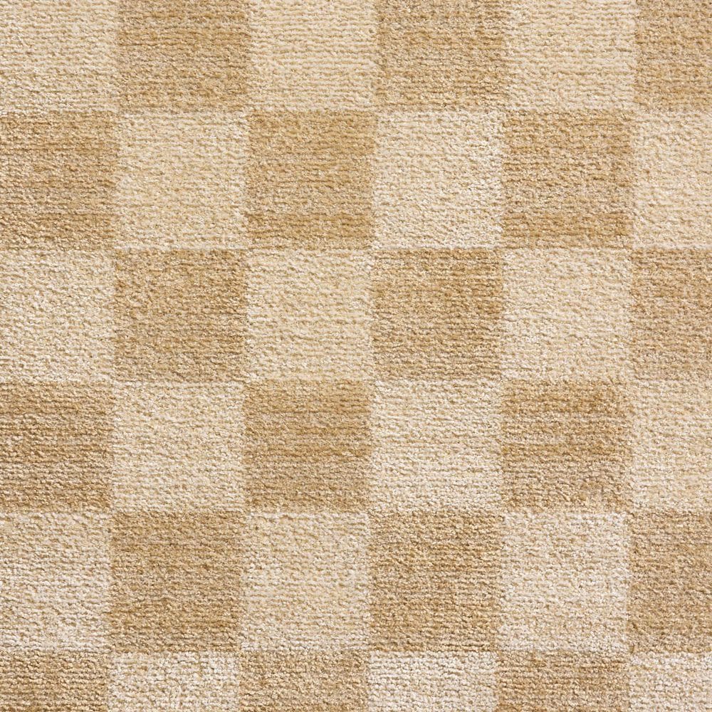 Chris Loves Julia x Loloi Calvin Wheat and Ivory 5'3" Round Area Rug, , large