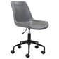 Zuo Modern Byron Office Chair in Gray and Black, , large