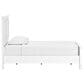 Ashley Fortman Twin Panel Bed in White, , large