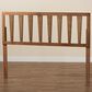 Baxton Studio Duncan King Slat Headboard in Ash Walnut, , large