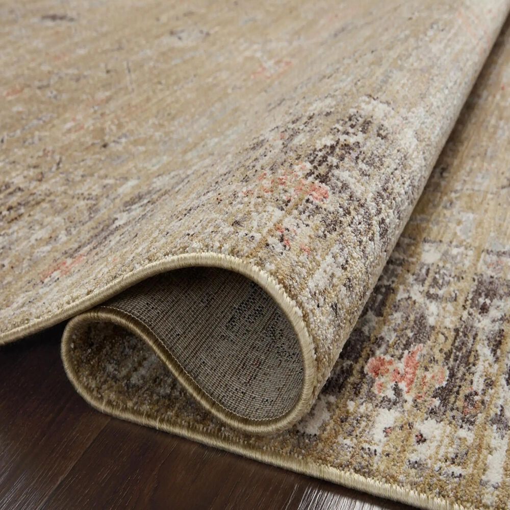 Magnolia Home Millie 5&#39;3&quot; x 7&#39;6&quot; Gold and Charcoal Area Rug, , large