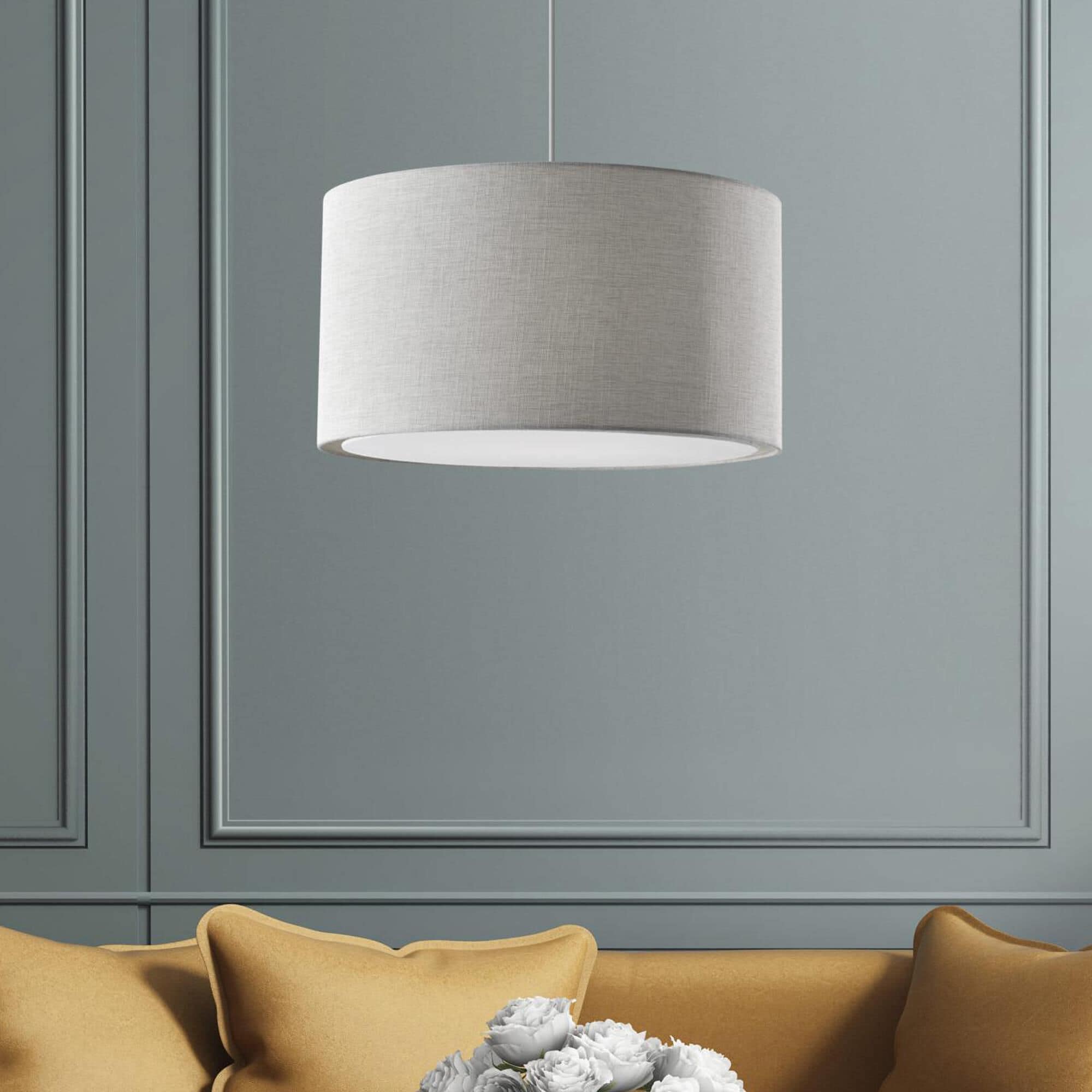 Adesso harvest drum shop pendant