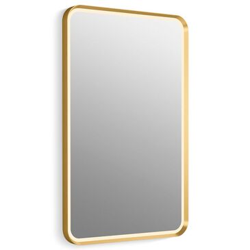 Kohler Essential Ultrabright Vanity Mirror in Moderne Brushed Gold, , large