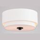 Vaxcel Burnaby 2-Light Flush Mount in Black, , large