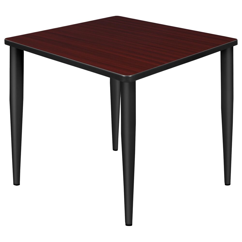 Regency Global Sourcing Kahlo 30" Leg Table in Mahogany and Black, , large