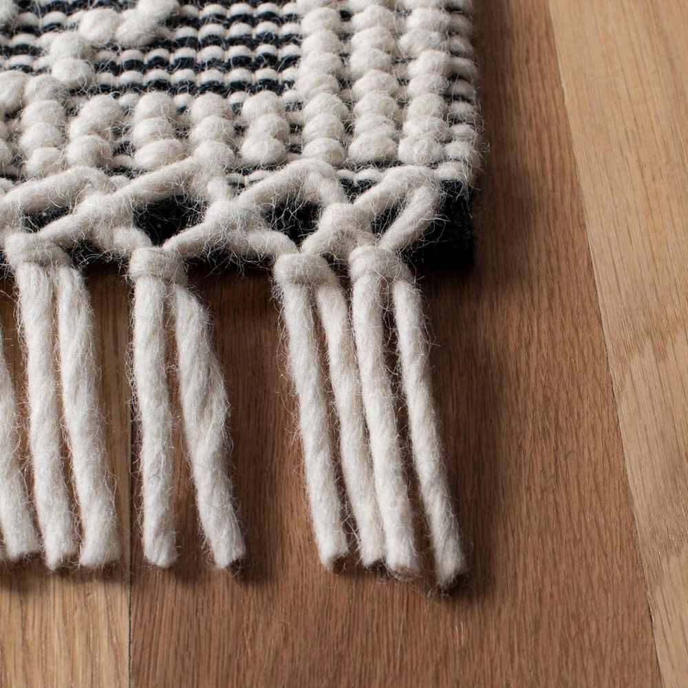 Safavieh Natura 2&#39;3&quot; x 9&#39; Ivory and Black Runner, , large