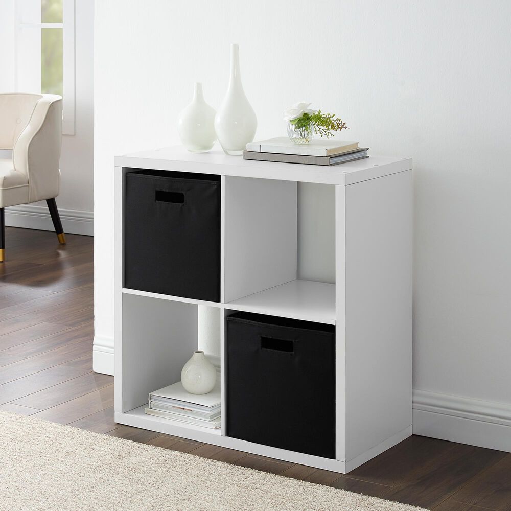 Linon Home Decor Galli 4-Shelf Bookcase in White, , large