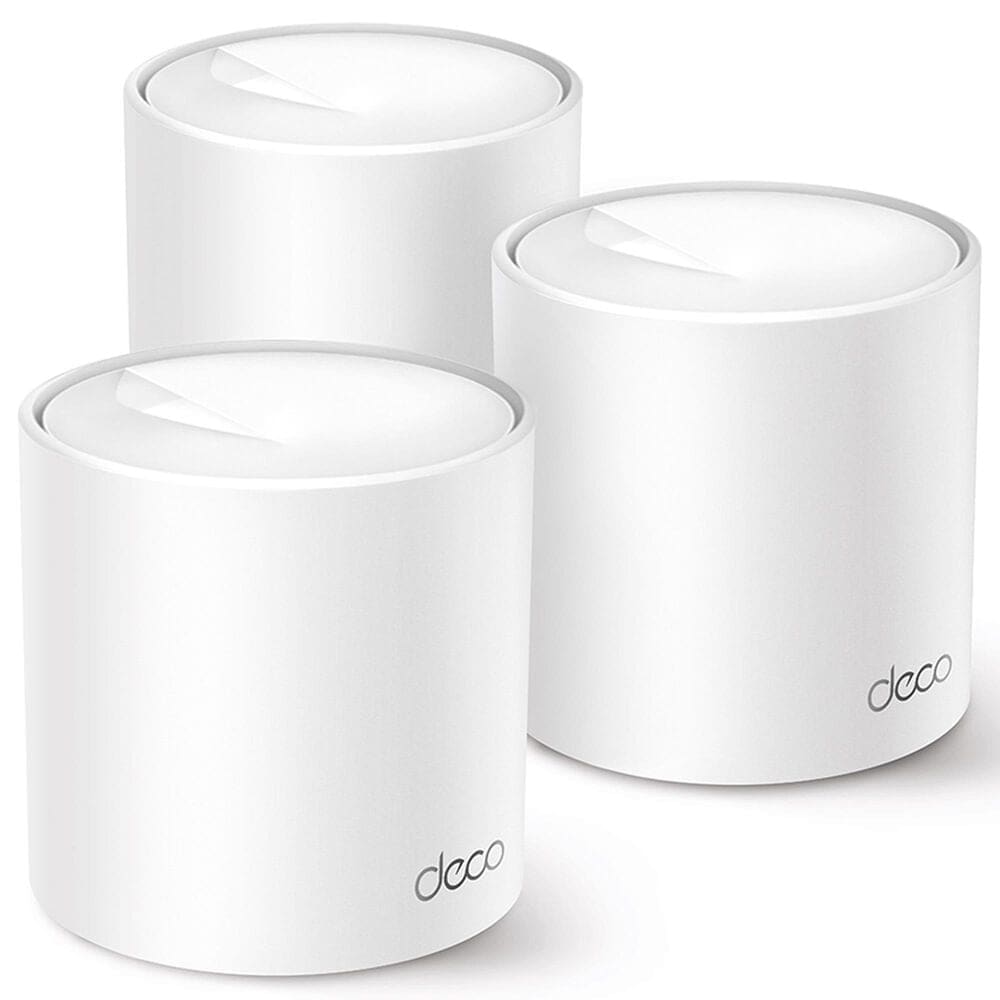TP Link Deco Wi-Fi 6 System Router in White (Set of 3), , large