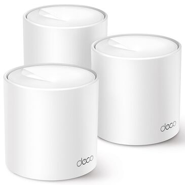 TP Link Deco Wi-Fi 6 System Router in White (Set of 3), , large