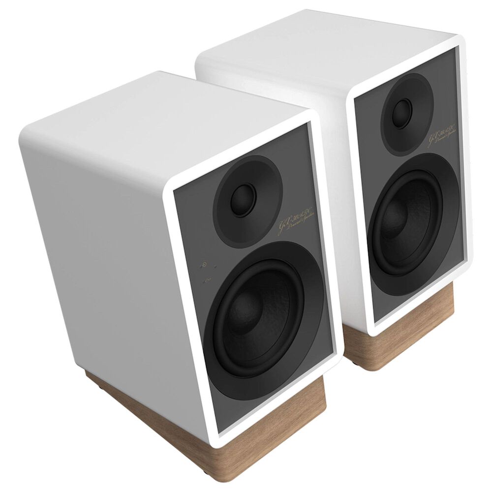 Klipsch Flexus 4&quot; Powered Monitors Bookshelf Speakers Pair in White, , large