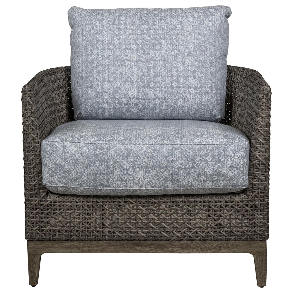 Venture Furniture Lenox Hill Lounge Arm Chair in Nalu Sky, , large