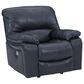 Ashley Leesworth Leather Power Reclining Sofa and Recliner Set in Ocean, , large