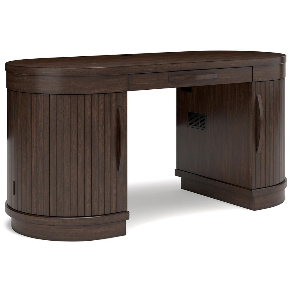 Ashley Korestone 63" Writing Desk in Warm Brown, , large