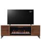 Legends Home Malibu 78" Fireplace Console in Bourbon, , large