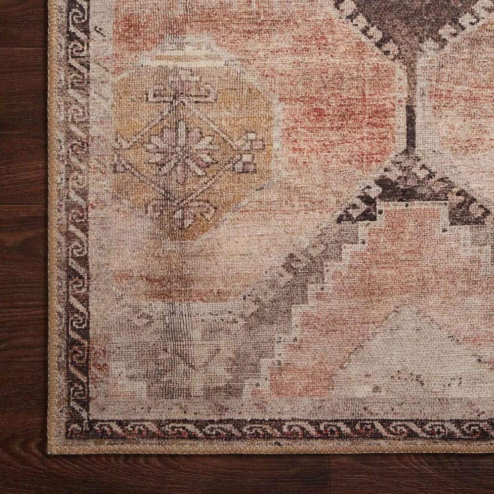 Loloi II Wynter 2&#39;6&quot; x 9&#39;6&quot; Graphite and Blush Runner, , large