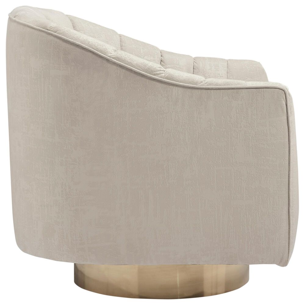 Ashley Penzlin Swivel Accent Chair in Pearl, , large
