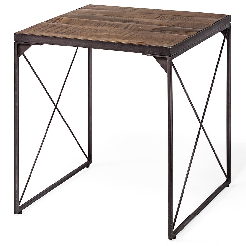 Mercana Trestman II Side in Mango Wood and Matte Black, , large