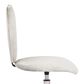 Impressions Vanity Heart Swivel Vanity Chair with Cool Grey Cushion in Matte Silver, , large