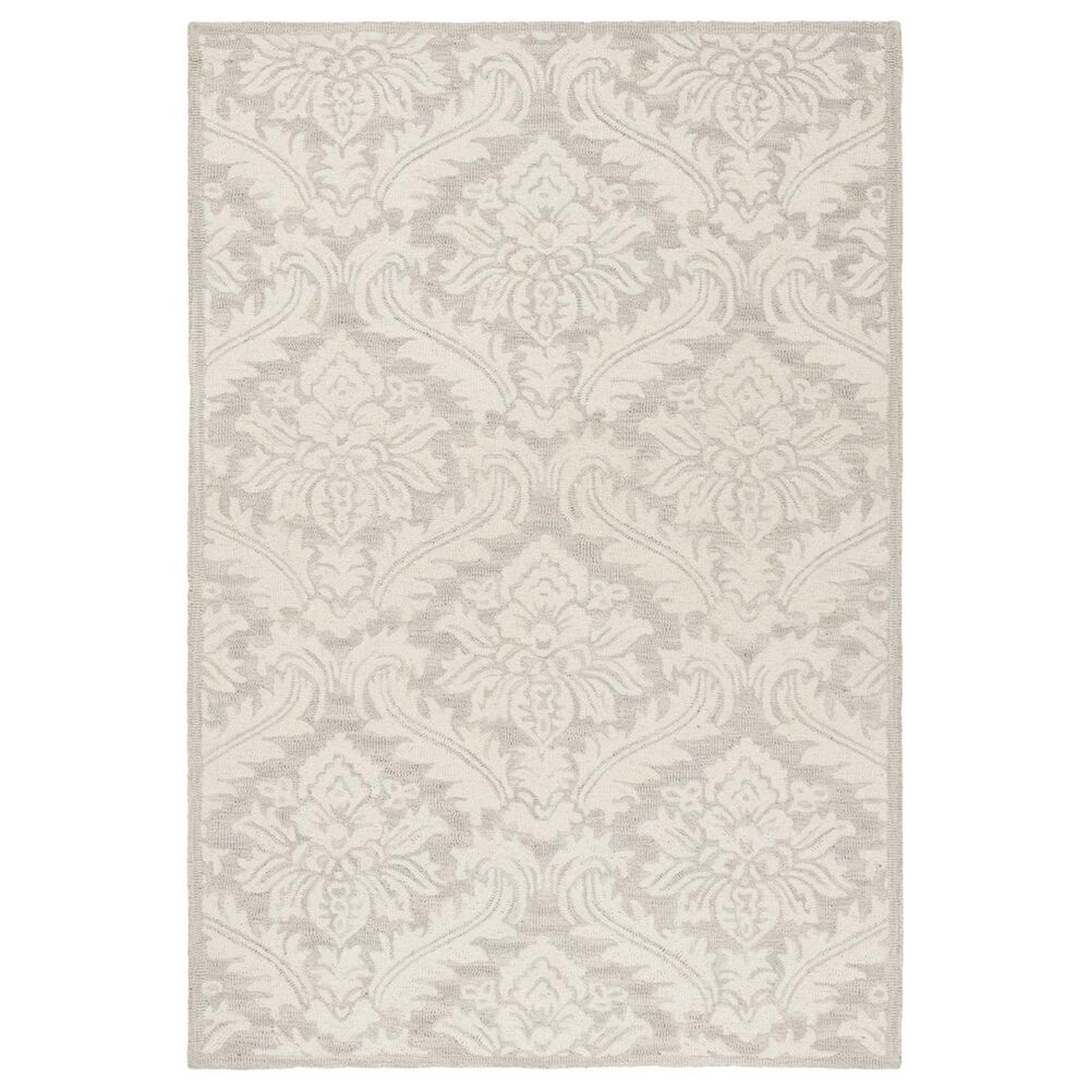 Safavieh Micro-Loop 4" x 6" Silver Area Rug, , large