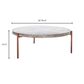 Moe"s Home Collection Mendez Patio Coffee Table in Grey, , large