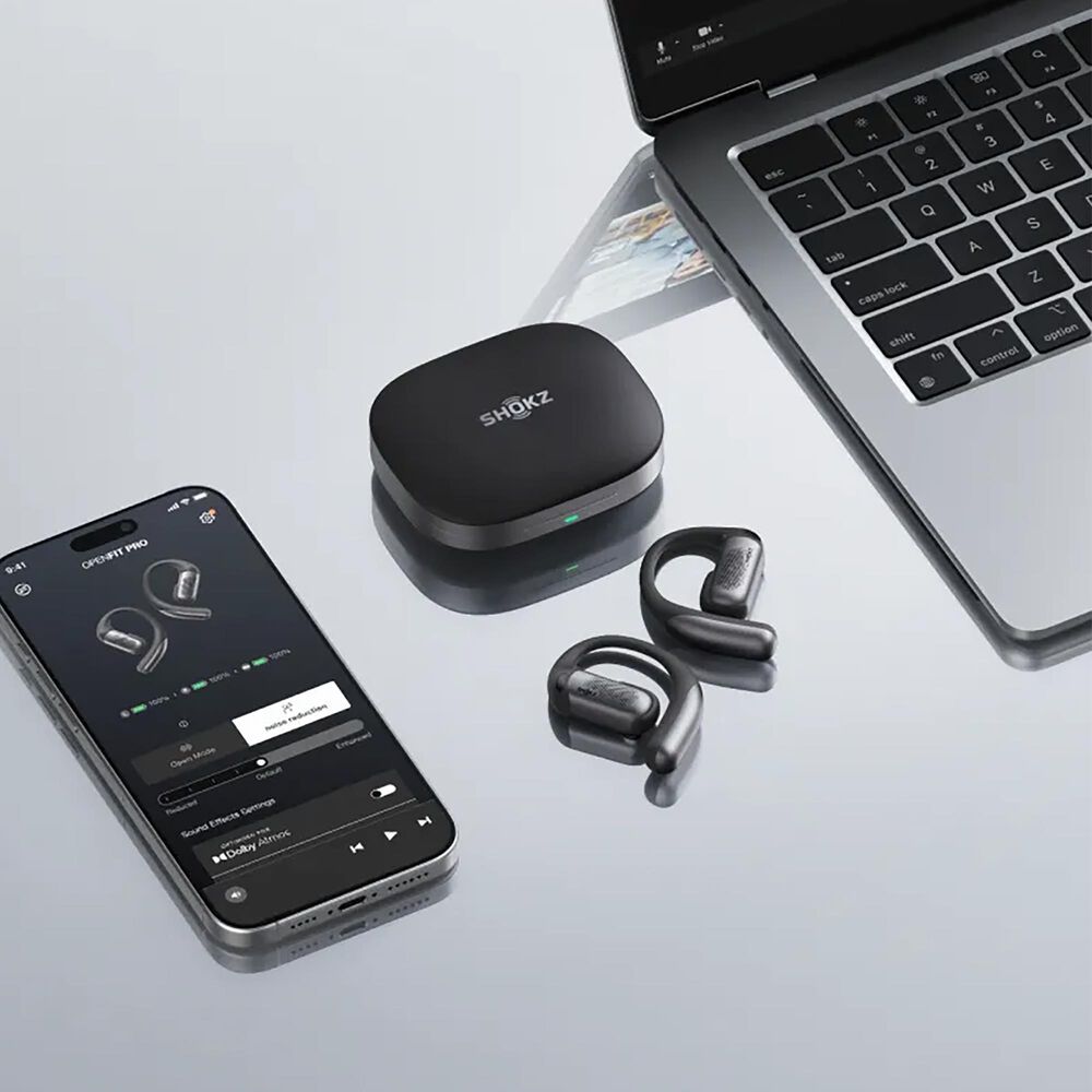 Shokz OpenFit Pro True Wireless Earbuds in Black, , large