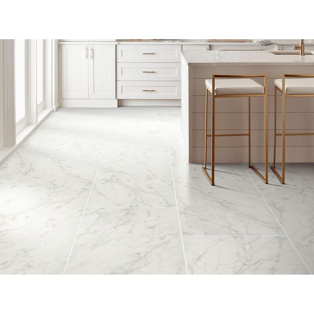 Shaw Prime Aura Carrara Abisso 24&quot; x 48&quot; Porcelain Tile, , large