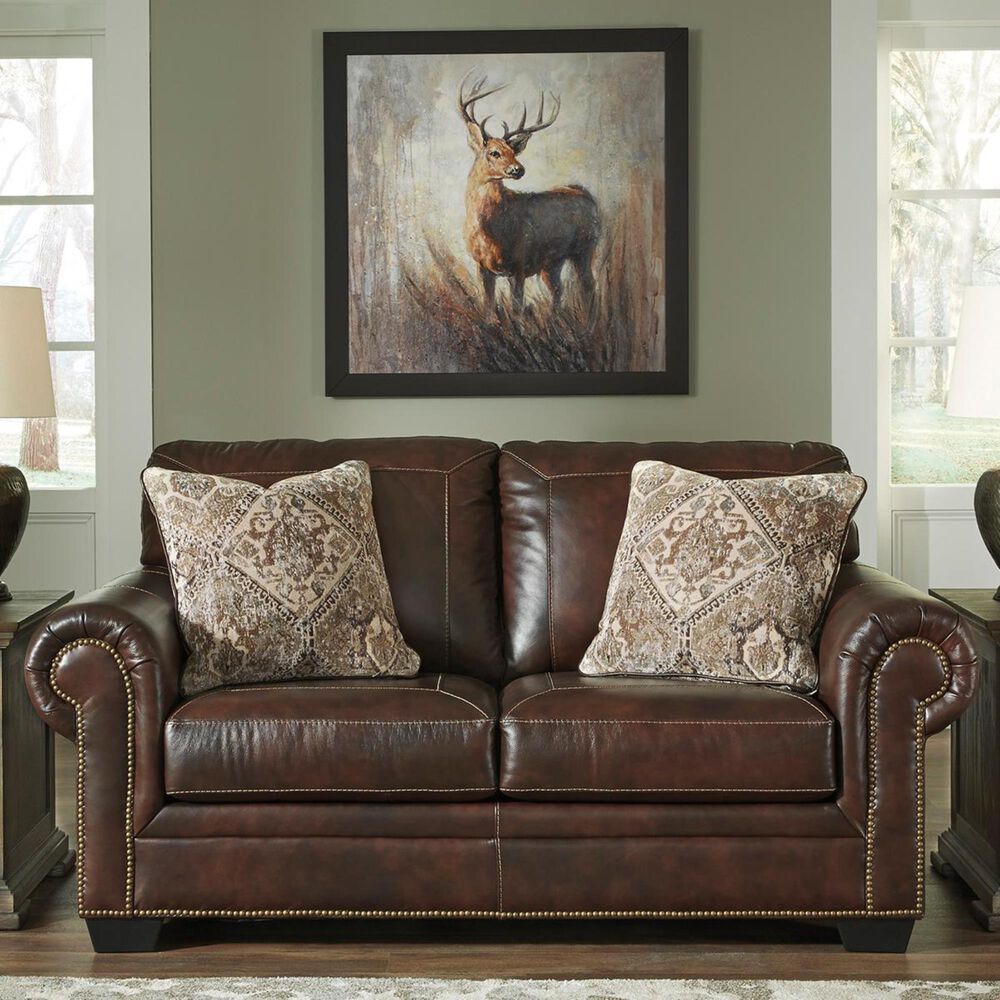 Signature Design by Ashley Roleson Loveseat in Walnut, , large