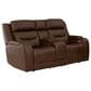 Ashley Knightington Power Reclining Loveseat in Brown, , large