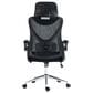 Rta Products Llc Essential Ergonomic Office Chair with Headrest and Lumbar Support in Black, , large