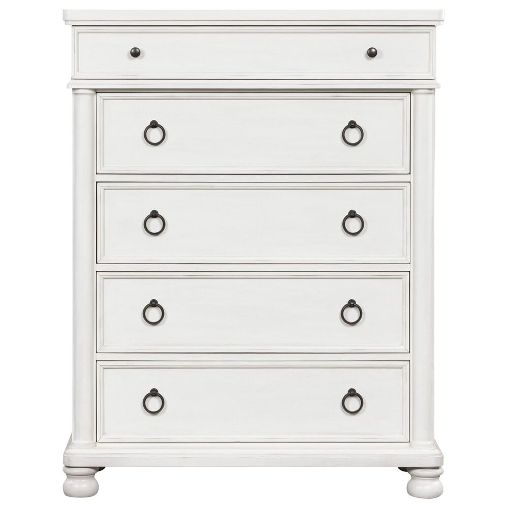 Ashley Rowlenstown 5-Piece Queen Poster Bedroom Set in Antique White, , large