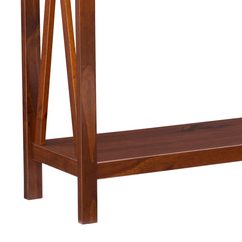 Linon Home Decor Trenton Console Table in Antique Tobacco, , large