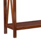 Linon Home Decor Trenton Console Table in Antique Tobacco, , large