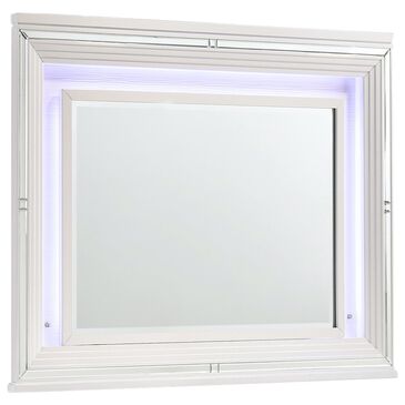 Mayberry Hill Twenty Nine Youth Dresser Mirror in White, , large