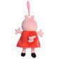 Aurora 4.5" Peppa Pig Clip-On Plush in Pink and Red, , large