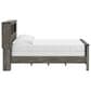 Ashley Frandern 4-Piece Full Bookcase Bedroom Set in Rustic Warm Gray, , large