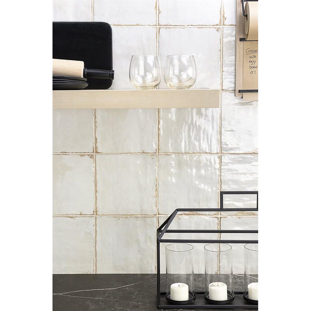 Soho Studio Angela Harris Dunmore Blancho 8&quot; x 8&quot; Ceramic Tile, , large