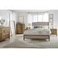 Ashley Sharlance California King Upholstered Panel Bed in Light Brown, , large