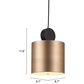 Zuo Modern Myson Ceiling Lamp in Gold, , large