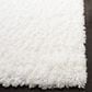 Safavieh August Shag 4" Square White Area Rug, , large