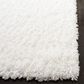Safavieh August Shag 4" Square White Area Rug, , large