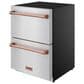 Thor Kitchen Gordon Ramsay 5.4 Cu. Ft. Undercounter Drawer Freezer with Rose Gold Handle Kit in Stainless Steel, , large