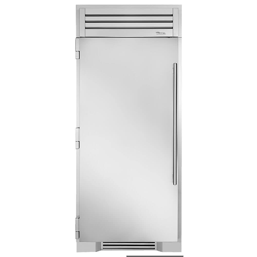 True Residential 24.8 Cu. Ft. Refrigerator Column with Left Hinge and Solid Door in Stainless Steel, , large