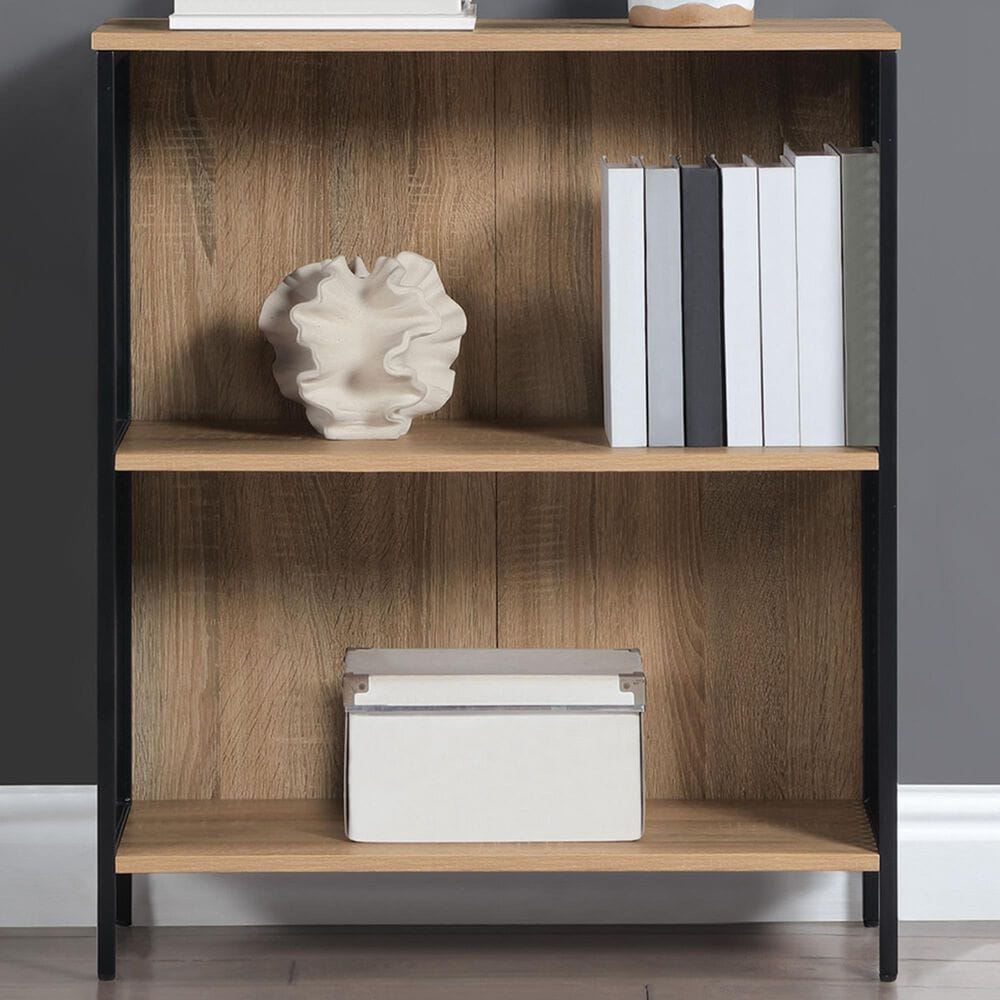 OSP Home Ace 2-Shelf Bookcase in Brown, , large