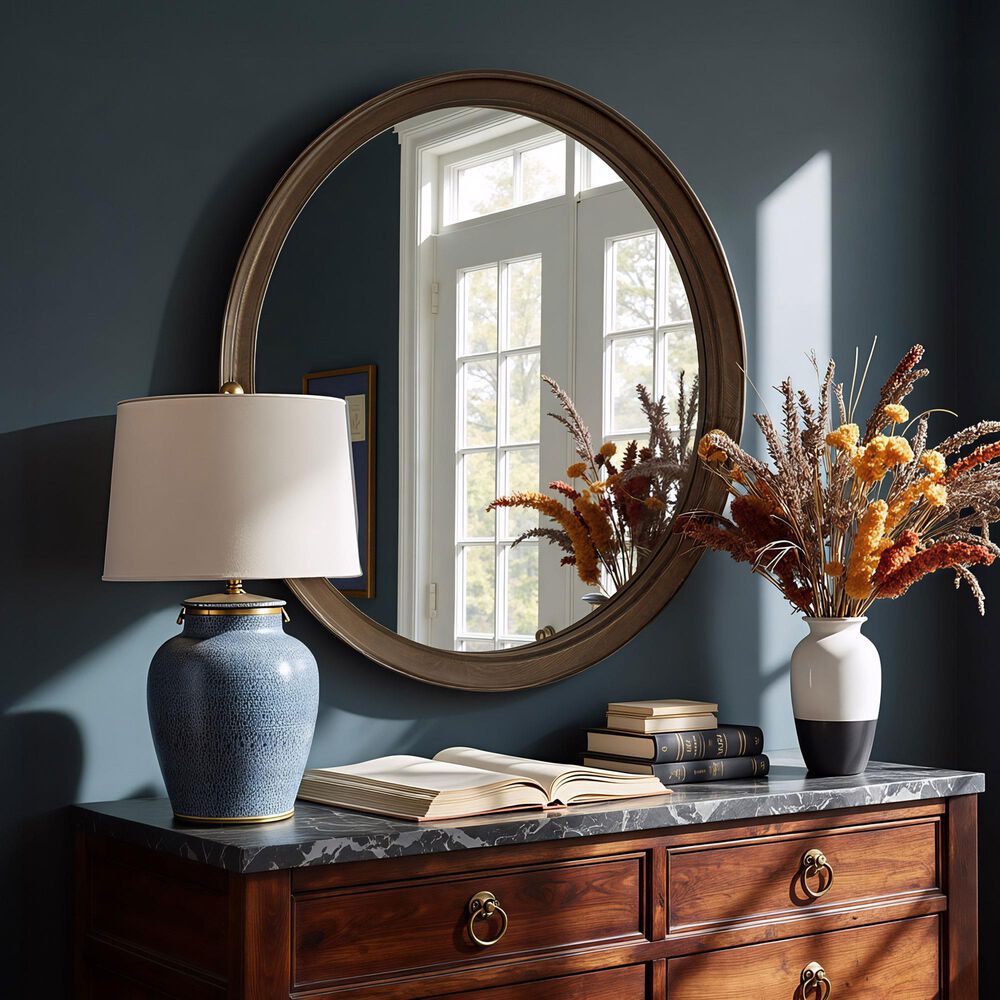 Zuo Modern Inikas Wall Mirror in Espresso, , large